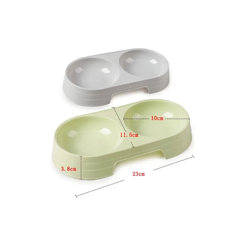 Double Pet Bowls