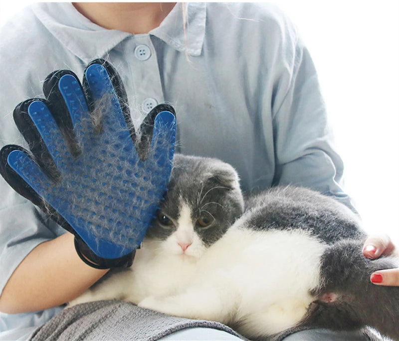 Pet Grooming Glove Brush