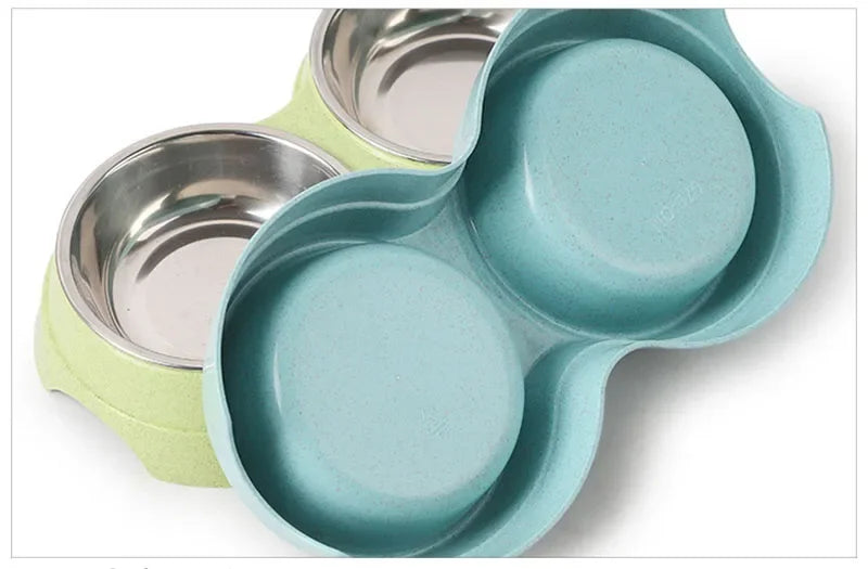 Double Pet Bowls
