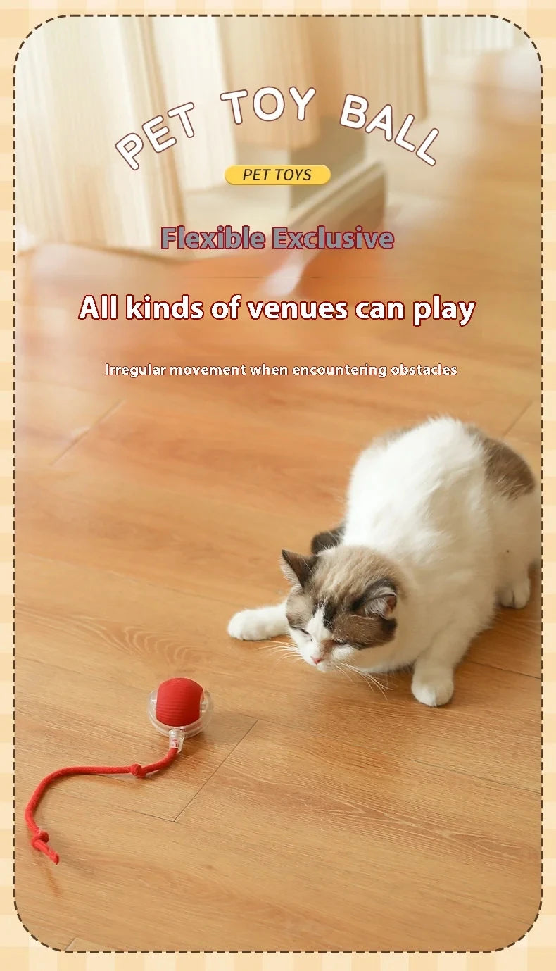 Smart Automatic Rolling Ball – Interactive Toy for Dogs & Cats