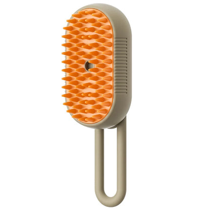 Pet Cat & Dog Steam Brush, 3 in 1 Electric Steamy Pet Hair Removal Grooming Moist Brush