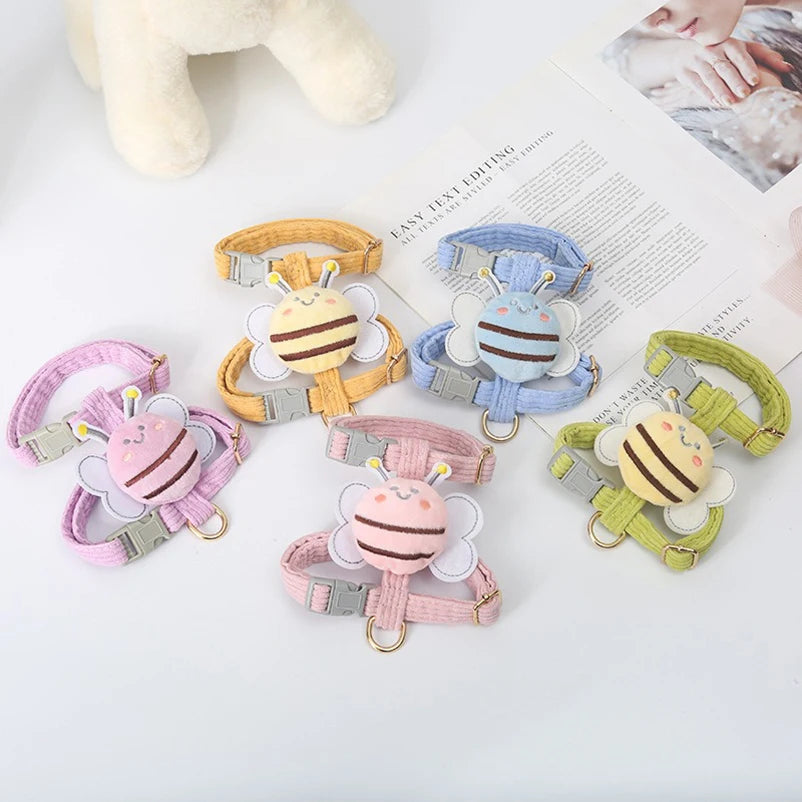 Pet Cute Harness Leash Set