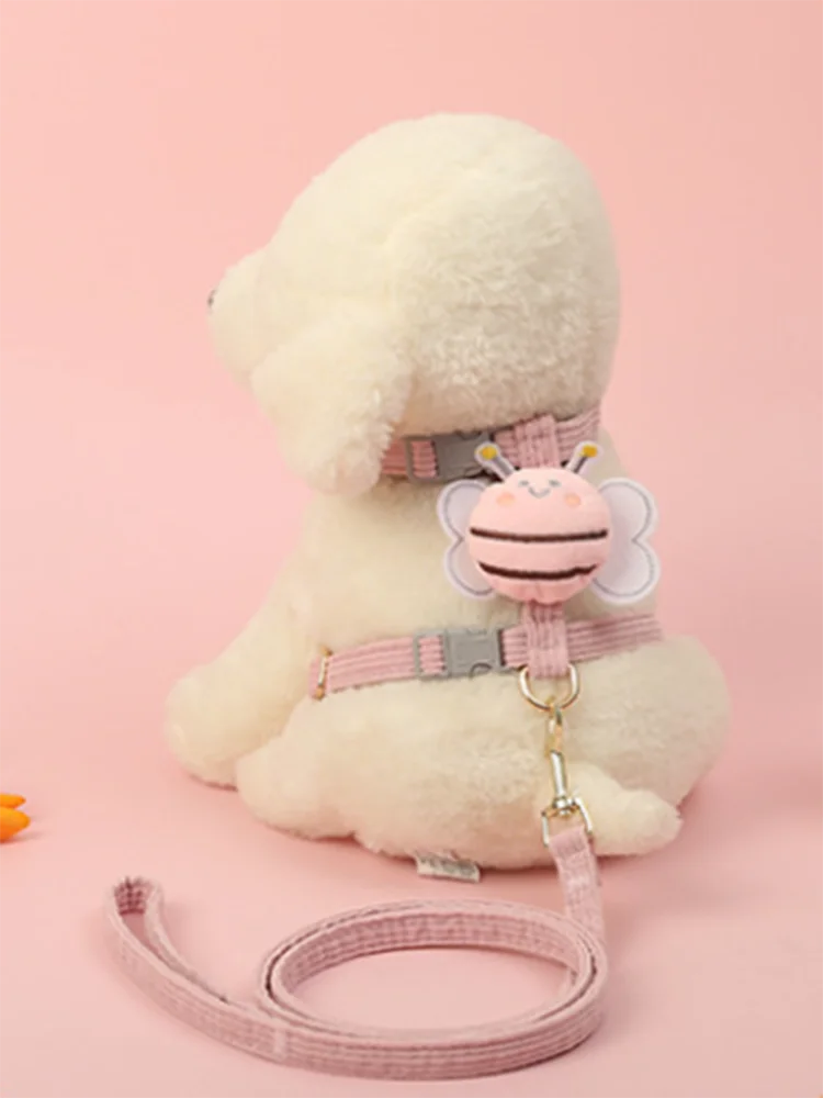 Pet Cute Harness Leash Set