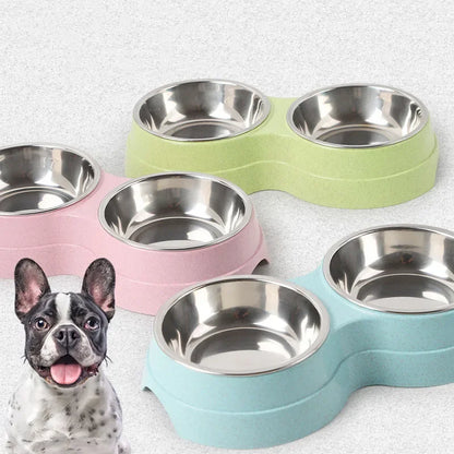 Double Pet Bowls
